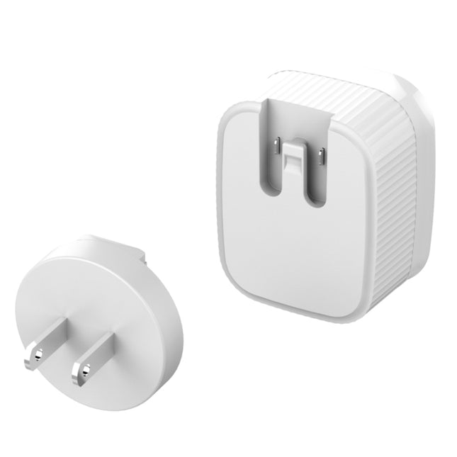 LDNIO A201 2.4A Dual USB Charging Head Travel Direct Charge Mobile Phone Adapter Charger With Micro USB Data Cable(US Plug)-garmade.com