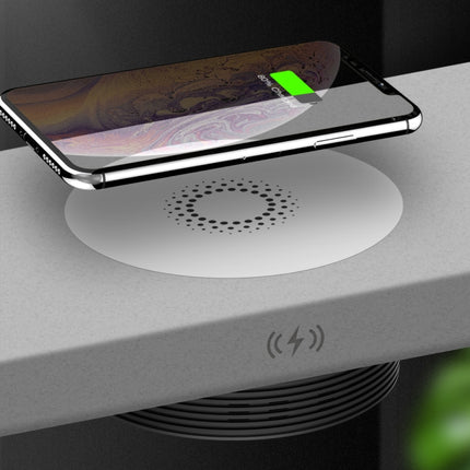 Z1 Desktop Hidden Charging Wireless Charging for iPhone and other Android Smart Phones(Black)-garmade.com