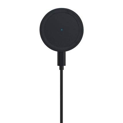 JJT-963 15W QI Standard Round Magsafe Wireless Fast Charge Charger(Black)-garmade.com