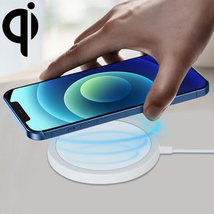 OJD-63 15W Aluminum Alloy Style Round Magsafe Magnetic Wireless Charger-garmade.com