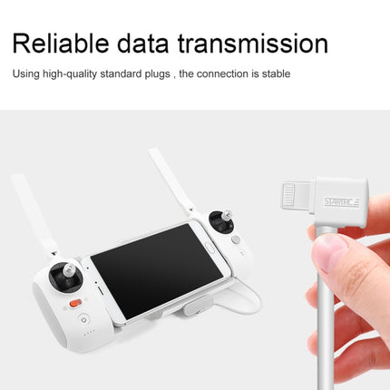 STARTRC 1108539 15cm USB to 8 Pin Drone Remote Control Tablet Phone Adapter Charging Data Cable for Xiaomi FIMI X8SE/X8SE2020-garmade.com