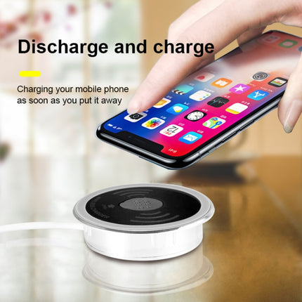 KP-ZMC Embedded Desktop Wireless Charger with PD+USB Interface Cable Length: 1.2m-garmade.com
