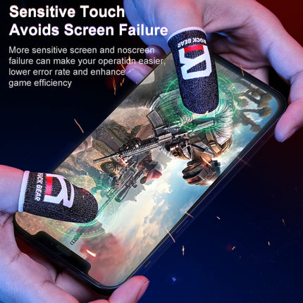 ROCK i27 Super Conductive Silver Fiber Anti-sweat Sensitive Touch Gaming Finger Cover for Thumb / Index Finger-garmade.com