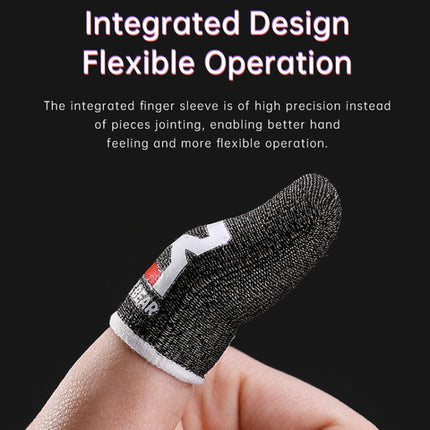 ROCK i27 Super Conductive Silver Fiber Anti-sweat Sensitive Touch Gaming Finger Cover for Thumb / Index Finger-garmade.com
