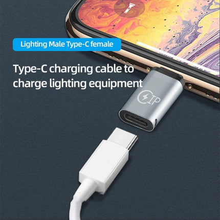 8 Pin Male to USB-C / Type-C Female Charging Adapter, Support Data Transmission-garmade.com