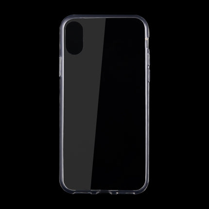 For iPhone X / XS 0.75mm Ultra-thin Transparent TPU Protective Case(Transparent)-garmade.com