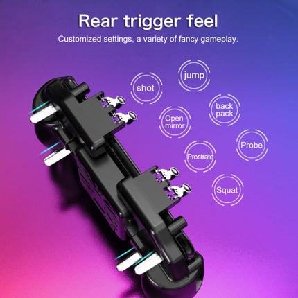 K21 Six-finger Linkage Multi-function Mobile Phone Gamepad with Bracket, Suitable for 4.7-6.5 inch Mobile Phones-garmade.com