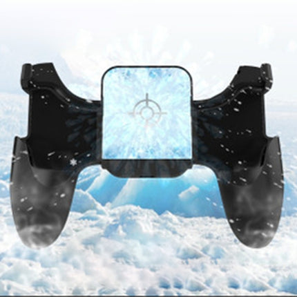 S-03 Six-finger Linkage Semiconductor Cooling Mobile Phone Gamepad with Bracket, Suitable for 4.7-6.5 inch Mobile Phones-garmade.com