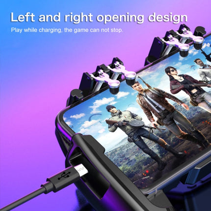 S-03 Six-finger Linkage Semiconductor Cooling Mobile Phone Gamepad with Bracket, Suitable for 4.7-6.5 inch Mobile Phones-garmade.com