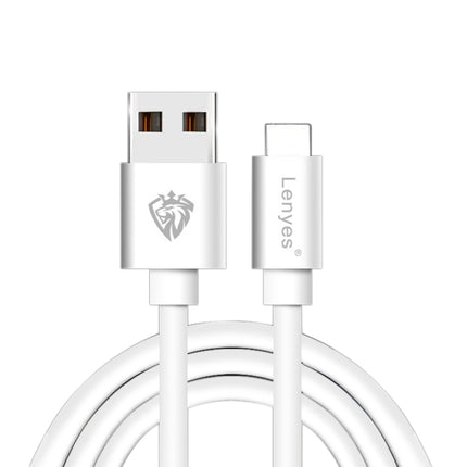 Lenyes LC701 1m 2.4A Output USB to 8 Pin PVC Data Sync Fast Charging Cable-garmade.com