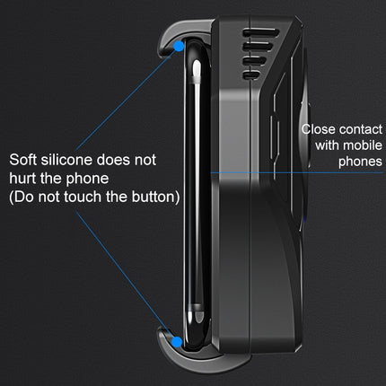 MeMo DL01 Type-C / USB-C Stretchable Mobile Phone Heat Dissipation Handle with Semiconductor Cooling Silent Fan, Suitable for Mobile Phones with a width of 67-90mm-garmade.com