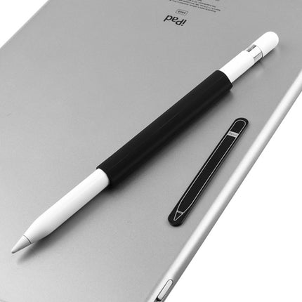 Magnetic Sleeve Silicone Holder Grip Set for Apple Pencil (Black)-garmade.com