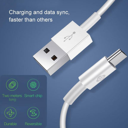 TOTUDESIGN BTB-001 Glory Series USB-C / Type-C Charging + Transmission TPE Data Cable, Length: 2m-garmade.com