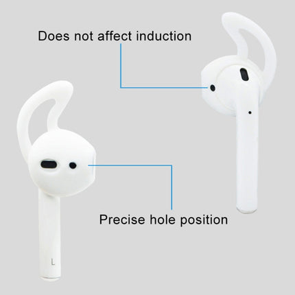 2pcs Wireless Bluetooth Earphone Silicone Ear Caps Earpads for Apple AirPods(Blue)-garmade.com