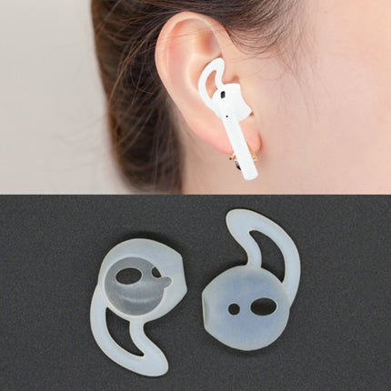 2pcs Wireless Bluetooth Earphone Silicone Ear Caps Earpads for Apple AirPods (Transparent)-garmade.com