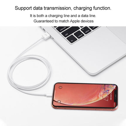 Original Xiaomi Youpin ZMI 8Pin Charging + Transmission MFi Certified Data Cable, Length: 1m(White)-garmade.com