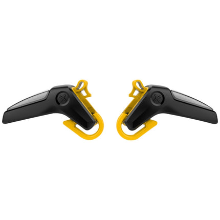 Eating Chicken Physical Auxiliary Button Shooting Game Controller, 1 Pair (Yellow)-garmade.com