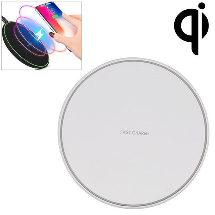KD-1 Ultra-thin 10W Normal Charging Wireless Charger (White)-garmade.com