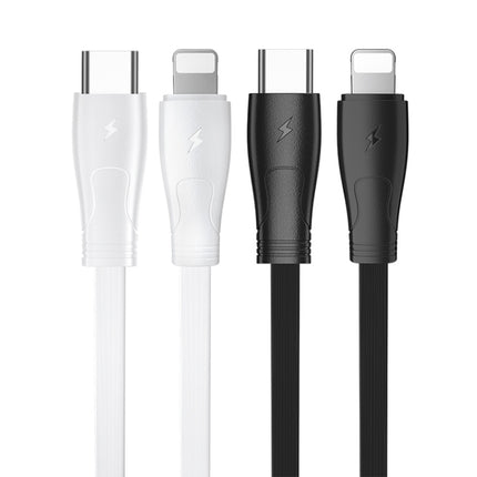 WK WDC-100 1m 2.0A Output Speed Pro Series PD 18W Fast Charging USB-C / Type-C to 8 Pin Data Sync Charging Cable (Black)-garmade.com