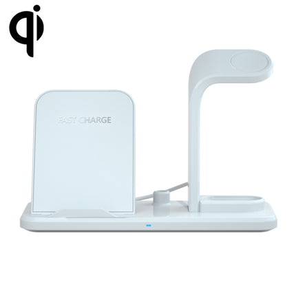 N35 3 in 1 Separated Design Quick Wireless Charger for iPhone, Apple Watch, AirPods(White)-garmade.com