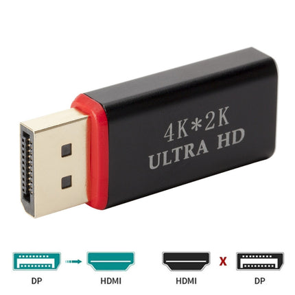 4K x 2K Display Port to HDMI Converter(Black)-garmade.com