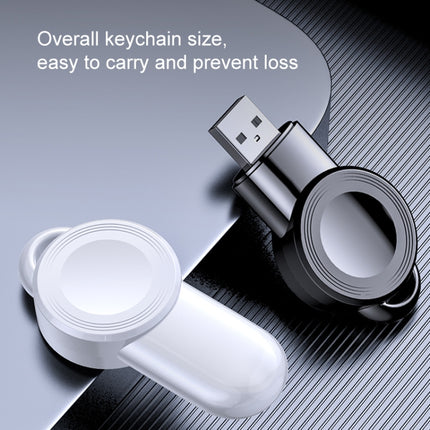 K02 Universal Portable Magnetic Wireless Charger for Apple Watch Series 6 / 5 / SE / 4 / 3 / 2 / 1(White)-garmade.com
