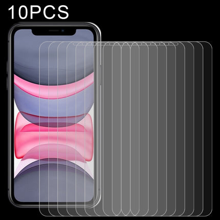 10 PCS 0.26mm 9H 2.5D Tempered Glass Film for iPhone 11 / XR-garmade.com