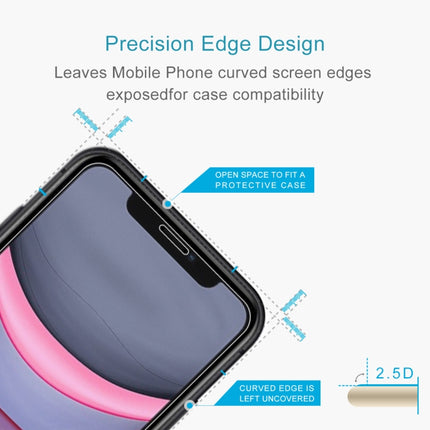 10 PCS 0.26mm 9H 2.5D Tempered Glass Film for iPhone 11 / XR-garmade.com
