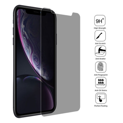 9H 3D Privacy Anti-glare Non-full Screen Tempered Glass Screen Protector for iPhone 11 / XR-garmade.com