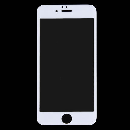 0.1mm 9H Full Screen Flexible Fiber Tempered Glass Film for iPhone 8 Plus & 7 Plus(White)-garmade.com