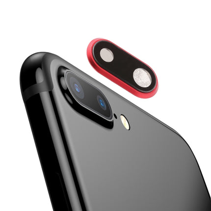 Back Camera Bezel with Lens Cover for iPhone 8 Plus (Red)-garmade.com