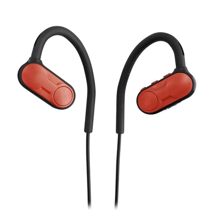 BTH-Y9 Ultra-light Ear-hook Wireless V4.1 Bluetooth Earphones with Mic(Red)-garmade.com