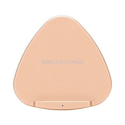 QK11 10W ABS + PC Fast Charging Qi Wireless Charger Pad(Gold)-garmade.com