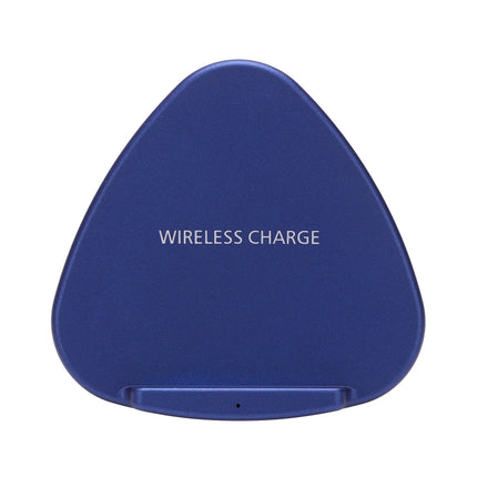 QK11 10W ABS + PC Fast Charging Qi Wireless Charger Pad(Blue)-garmade.com
