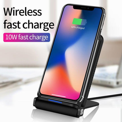 Q200 5W ABS + PC Fast Charging Qi Wireless Fold Charger Pad(Rose Gold)-garmade.com