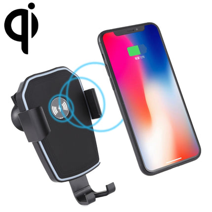 K81 10W QI Universal Rotating Gravity Induction Car Wireless Charging Mobile Phone Holder with Suction Cup-garmade.com