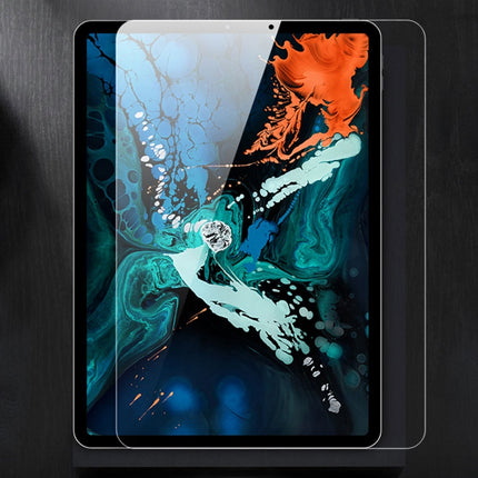 TOTUDESIGN 9H Surface Hardness Full Screen Tempered Glass Film for iPad Pro 12.9 inch (2018)(Transparent)-garmade.com