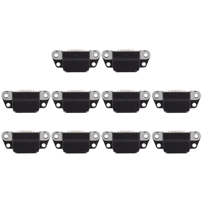 10 PCS Charging Port Connector for iPhone 8 Plus / 8(Black)-garmade.com