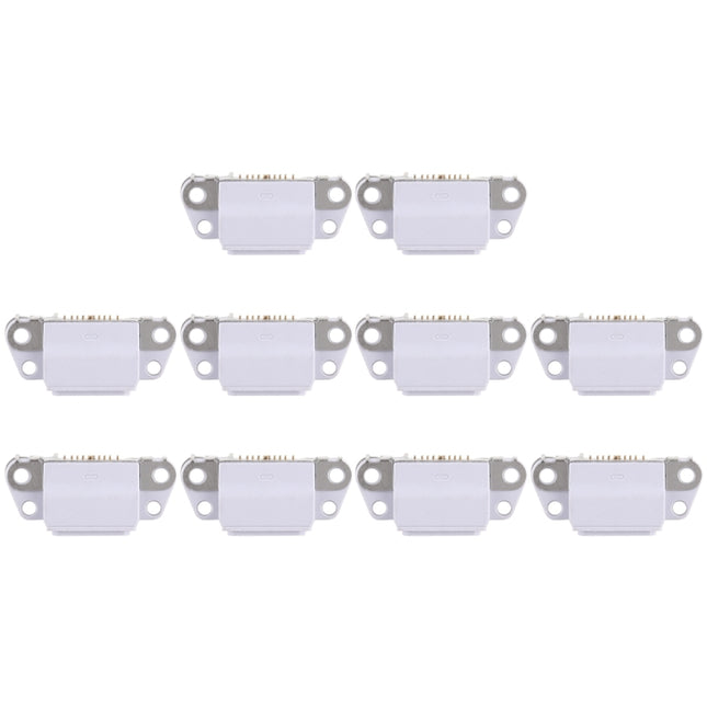 10 PCS Charging Port Connector for iPhone 8 Plus / 8(Grey)-garmade.com