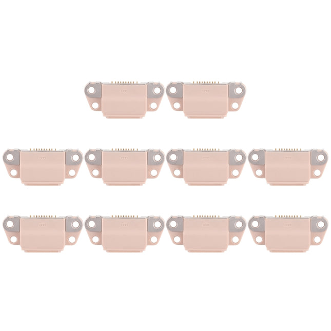 10 PCS Charging Port Connector for iPhone 8 Plus / 8(Gold)-garmade.com