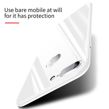 Baseus for iPhone 8 Plus 4D Arc Edge Tempered Glass Protector Back Screen Film(Silver)-garmade.com
