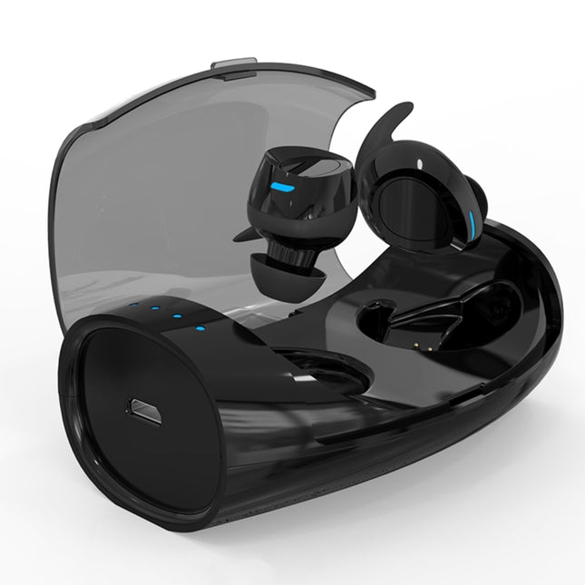 Universe Sweat-proof Earbuds Sports Wireless Bluetooth V4.2 Stereo Headset with Charging Case, For iPhone, Samsung, Huawei, Xiaomi, HTC and Other Smartphones(Black)-garmade.com