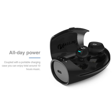 Universe Sweat-proof Earbuds Sports Wireless Bluetooth V4.2 Stereo Headset with Charging Case, For iPhone, Samsung, Huawei, Xiaomi, HTC and Other Smartphones(White)-garmade.com