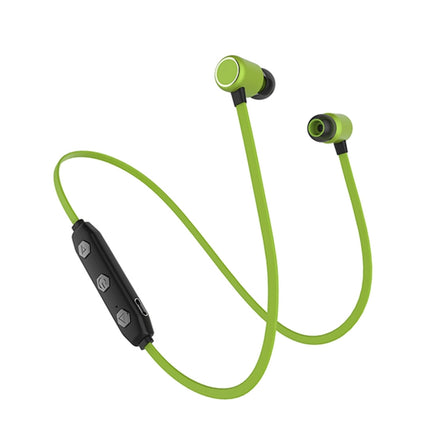 XRM-X4 Sports IPX4 Waterproof Magnetic Earbuds Wireless Bluetooth V4.2 Stereo Headset with Mic, For iPhone, Samsung, Huawei, Xiaomi, HTC and Other Smartphones(Green)-garmade.com