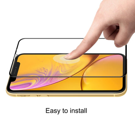 ENKAY Hat-Prince 0.26mm 9H 6D Curved Full Screen Tempered Glass Film for iPhone XR (Black)-garmade.com