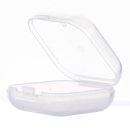 For Apple AirPods Earphone Earplug Type Silicone Ear Caps Packing Box, Size: 38 x 35 x 16mm(Transparent)-garmade.com