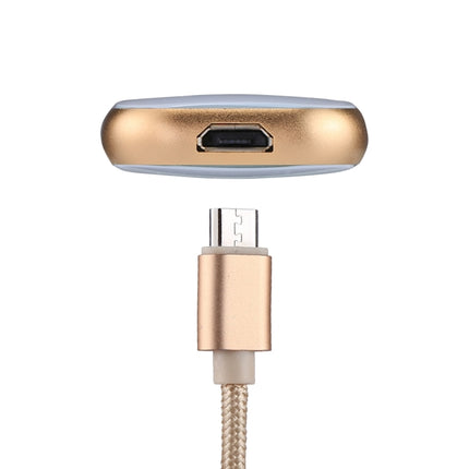 RQW-18S 8 Pin 64GB Multi-functional Flash Disk Drive with USB / Micro USB to Micro USB Cable(Gold)-garmade.com