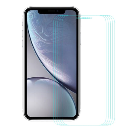 5 PCS ENKAY Hat-Prince 0.26mm 9H 2.5D Tempered Glass Film for iPhone XR-garmade.com