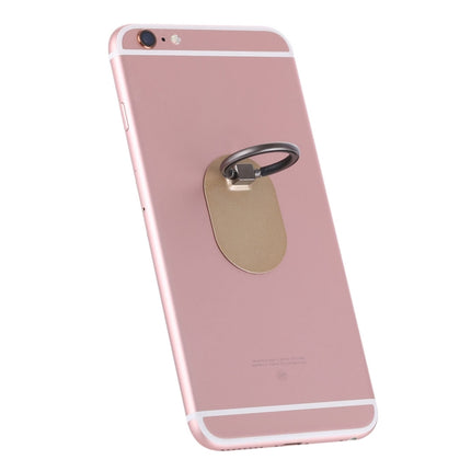 Universal Phone Adhesive Metal Plate 360 Degree Rotation Stand Finger Grip Ring Holder(Gold)-garmade.com