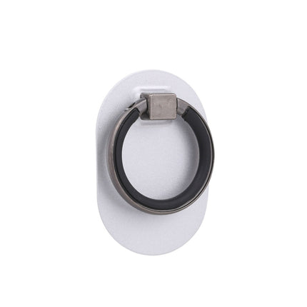 Universal Phone Adhesive Metal Plate 360 Degree Rotation Stand Finger Grip Ring Holder(Silver)-garmade.com